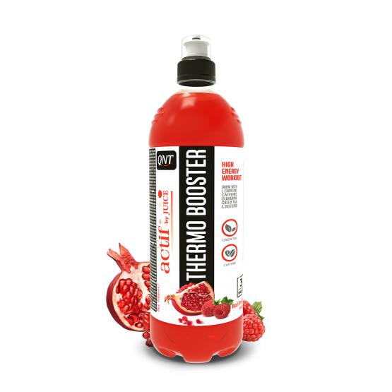 Thermogenic booster drink red fruits zero calorie